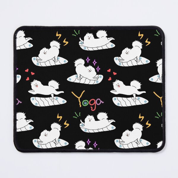 Item preview, Doga - Samoyed Dog Yoga designed and sold by Lulupainting.