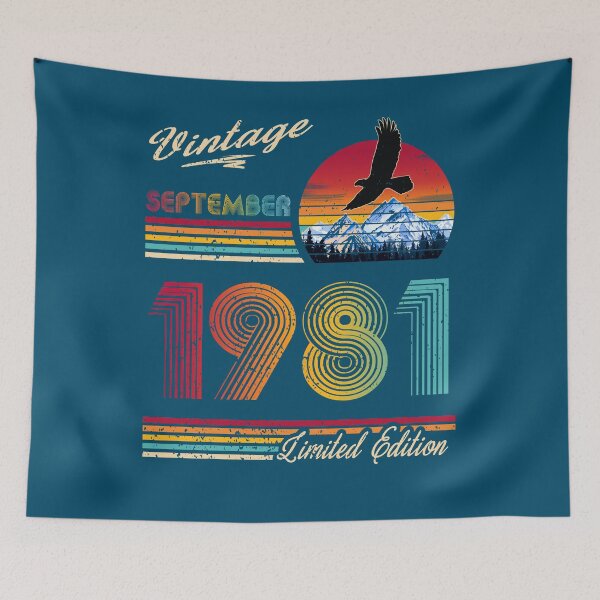 Item preview, September 1981 Birthday designed and sold by GreenSplash.