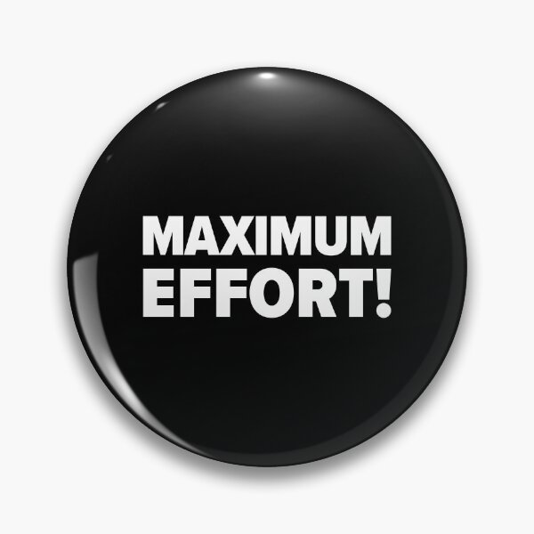 Item preview, Maximum Effort Text Typography Design designed and sold by blackdogshop.
