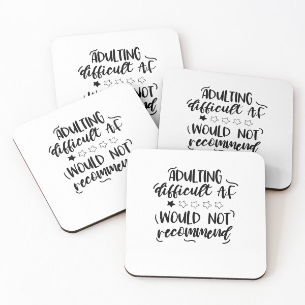 Item preview, Adulting Would Not Recommend designed and sold by AWNR12345.