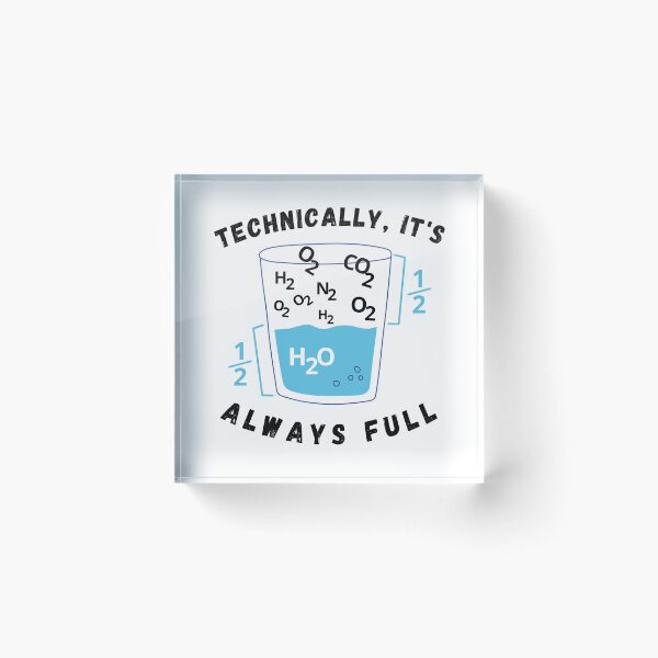 Item preview, Science is Optimistic. Technically It's Alway Full designed and sold by ronaldsonou.
