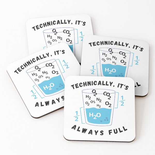 Item preview, Science is Optimistic. Technically It's Alway Full designed and sold by ronaldsonou.