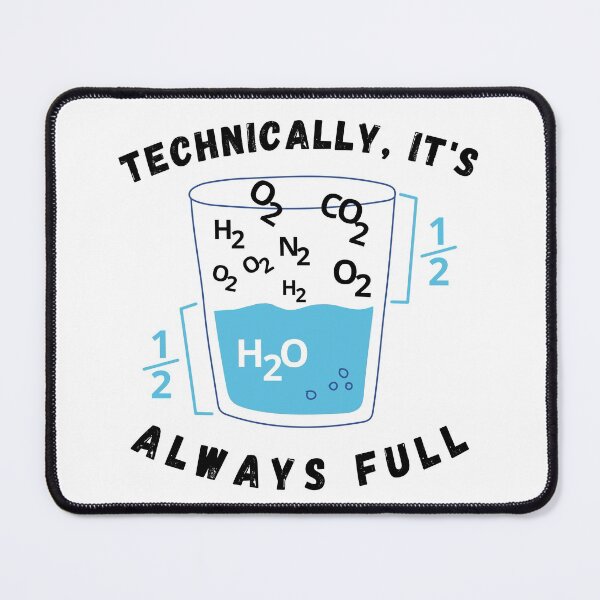 Item preview, Science is Optimistic. Technically It's Alway Full designed and sold by ronaldsonou.