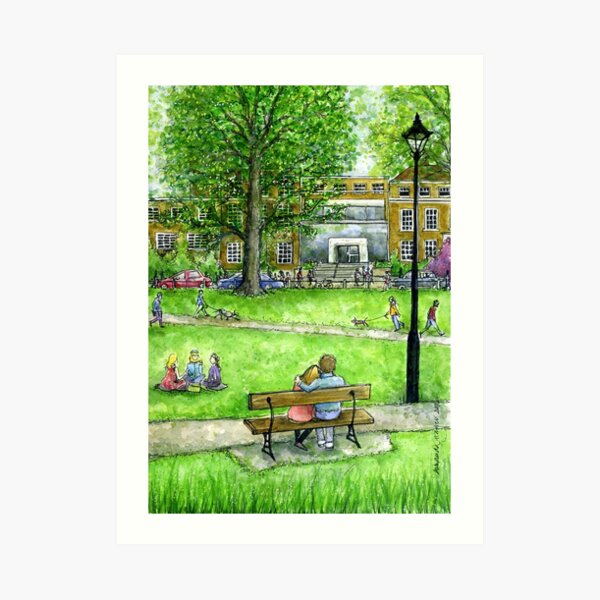 Parsons Green, Fulham SW6 Art Print
