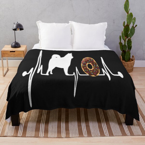Item preview, Akita Heartbeat Ekg Pulse Donut Amante de perros grandes designed and sold by JudithPre11.