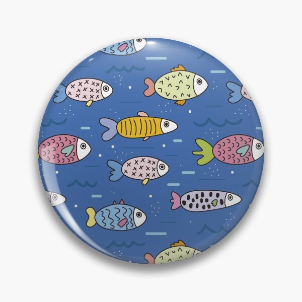 Item preview, Friendly Fish Pattern designed and sold by Pinkaudi.