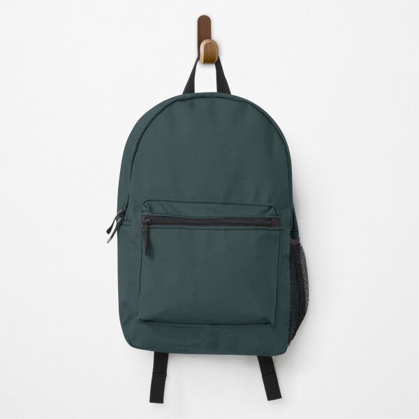 Dark Teal Solid Color 2022 Trending Hue Cascades SW 7623 Sherwin Williams Ephemera Collection - Colour Trends - Popular Shade Backpack