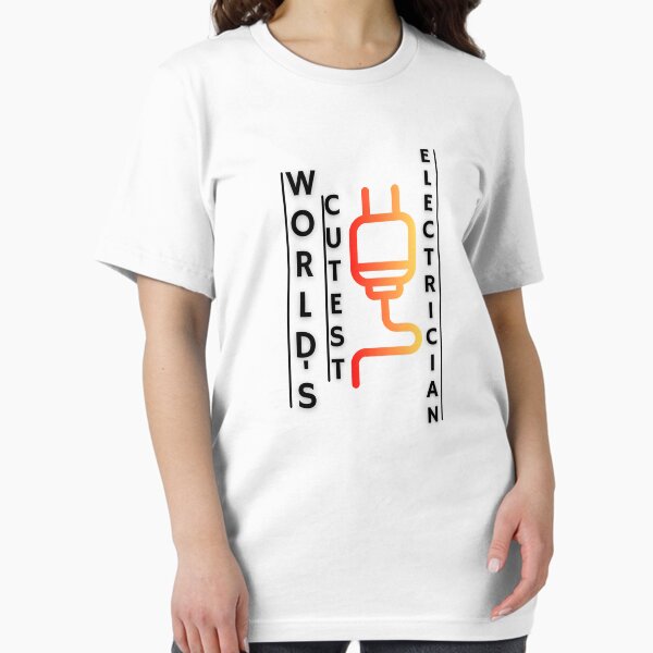Item preview, World's Cutest Electrician funny T-shirt men gift women gift designed and sold by InnovantDesigns.