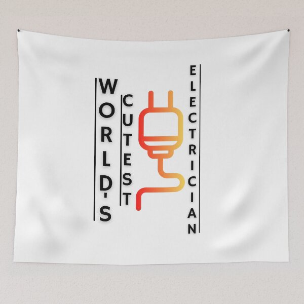 Item preview, World's Cutest Electrician funny T-shirt men gift women gift designed and sold by InnovantDesigns.