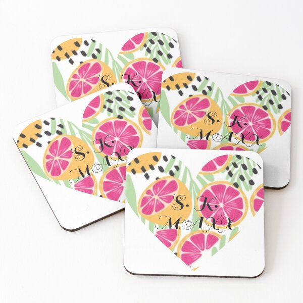 Item preview, Grapefruit heart pattern brand logo designed and sold by SKMAXX.
