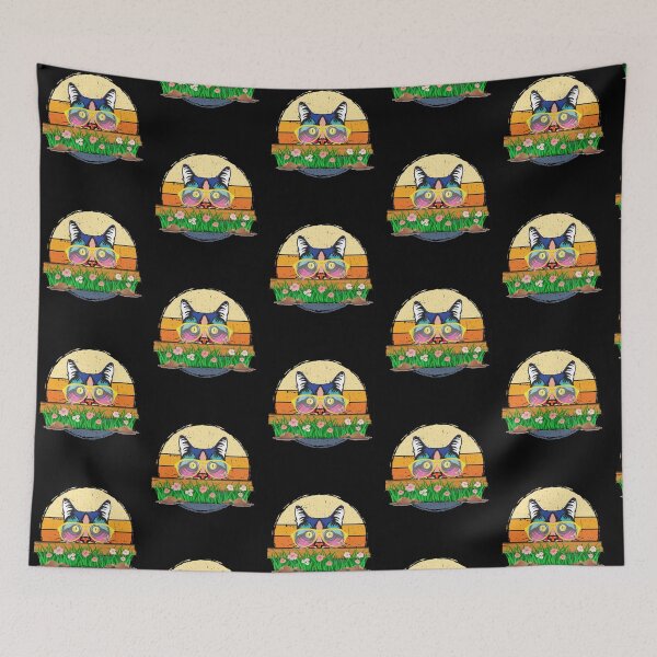 Item preview, Vintage cat, retro kitten, funny cats designed and sold by ThommyBLN.