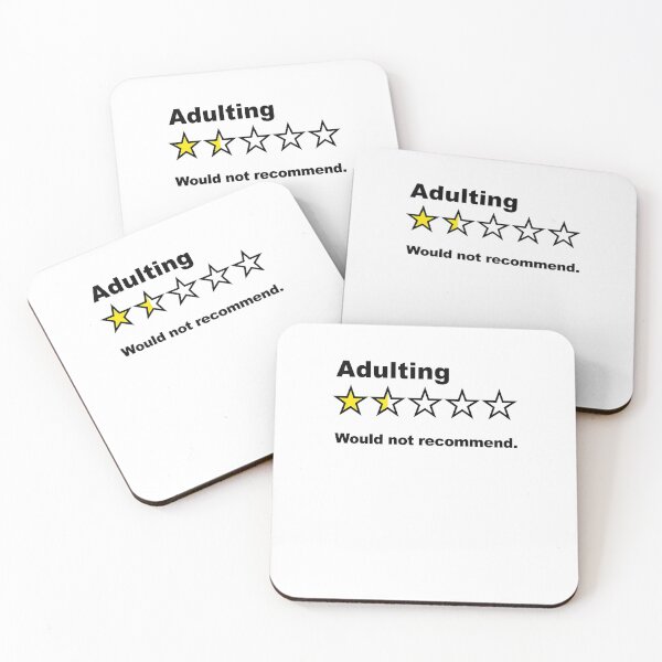Item preview, Adulting Would Not Recommend designed and sold by AWNR12345.