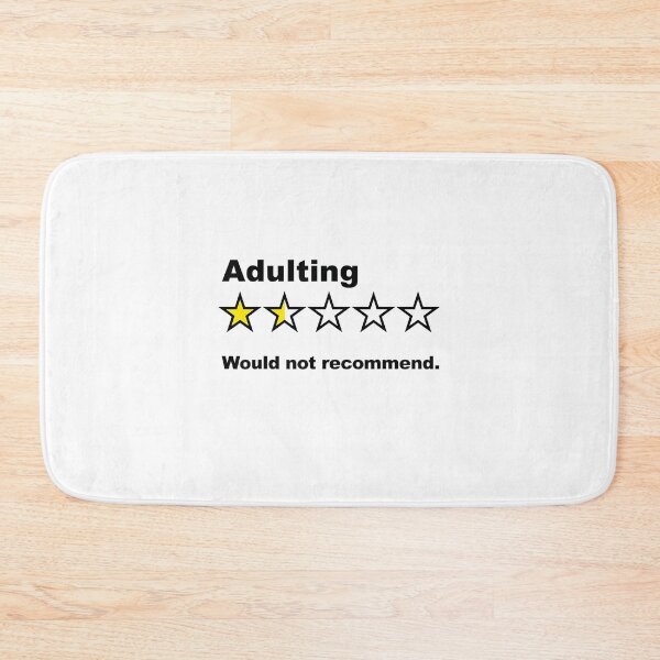 Item preview, Adulting Would Not Recommend designed and sold by AWNR12345.