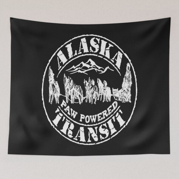Item preview, Alaska Dog Sledding Paw Powered Transit Mushing Souvenir designed and sold by JudithPre11.