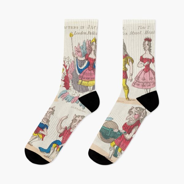 Item preview, Vibrant characters from Jack the Giant Killer vintage illustration designed and sold by Vintage Designs +.
