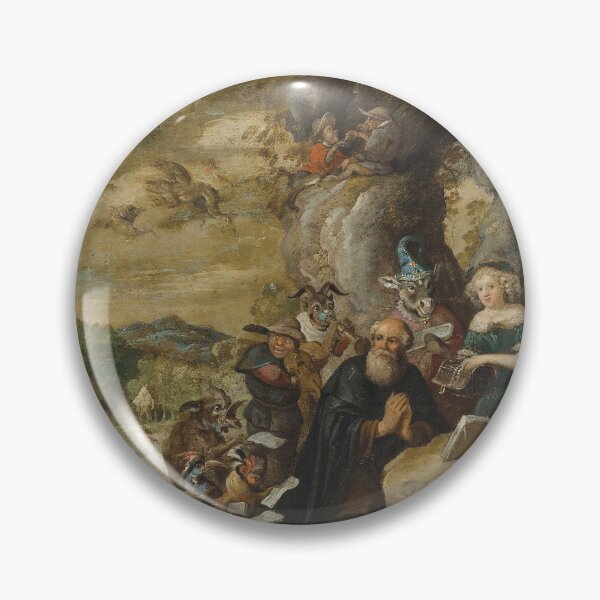 Item preview, The Temptation of St anthony vintage art designed and sold by Vintage Designs +.