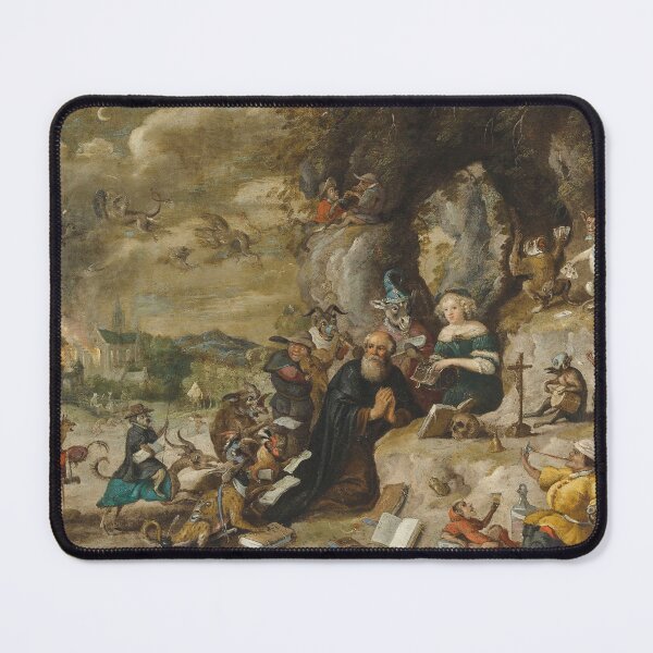 Item preview, The Temptation of St anthony vintage art designed and sold by Vintage Designs +.