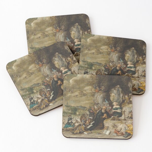 Item preview, The Temptation of St anthony vintage art designed and sold by Vintage Designs +.