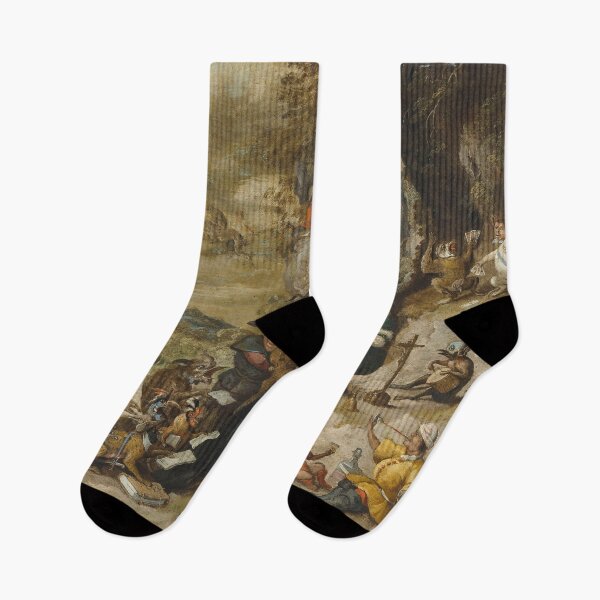 Item preview, The Temptation of St anthony vintage art designed and sold by Vintage Designs +.