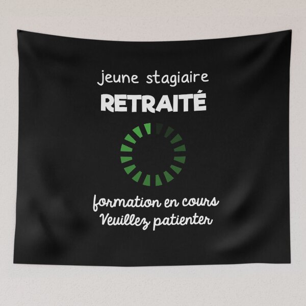 Aperçu de l'œuvre t shirt retraite humour créée et vendue par Catcrea.