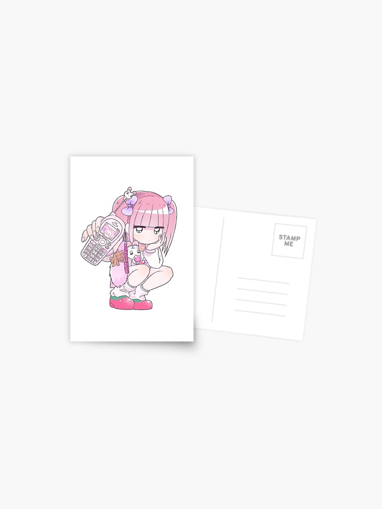 Menhera-Chan Greeting Card by dauerstandby