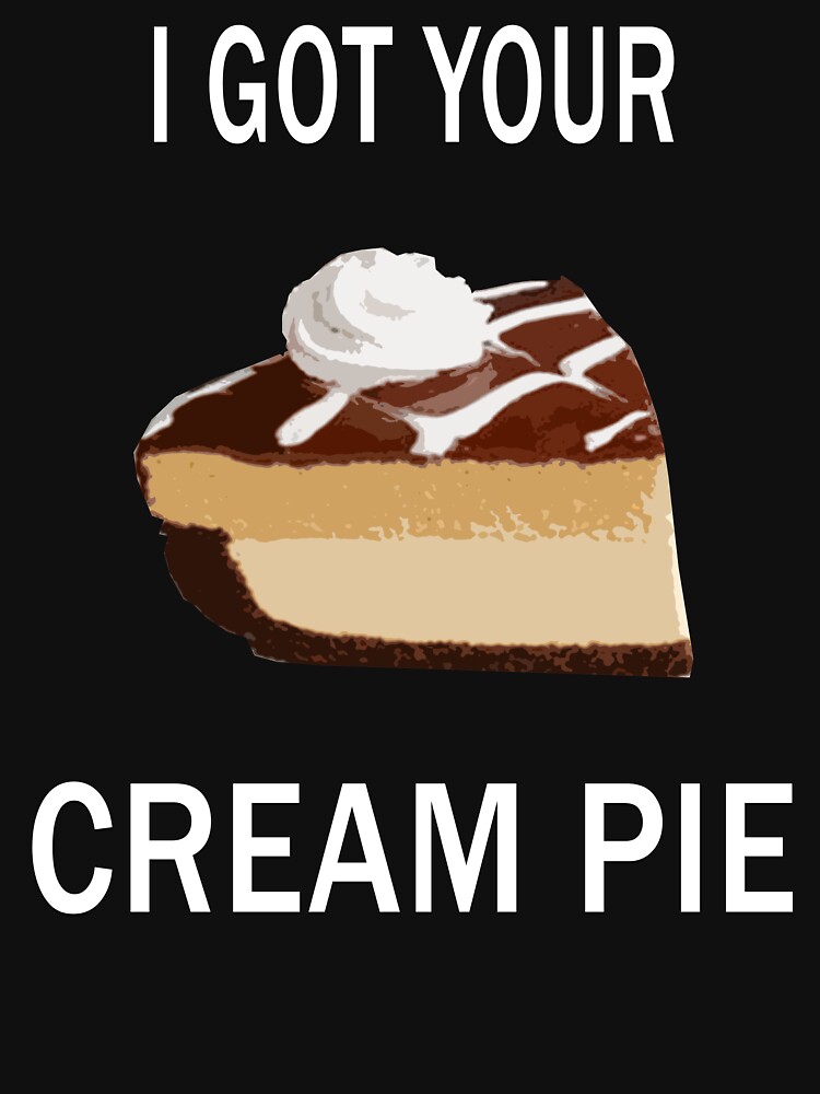 cream pie t shirt