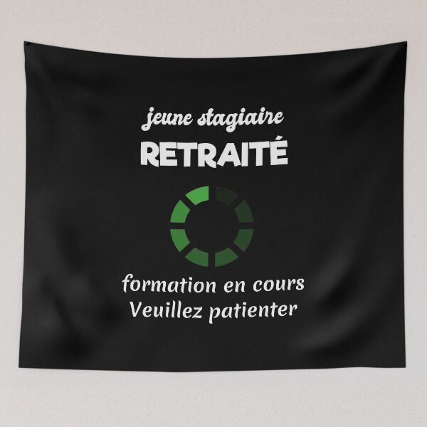 Aperçu de l'œuvre tee shirt retraite humoristique créée et vendue par Catcrea.