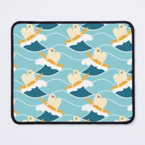 Item preview, Surfing Samoyed Dog  designed and sold by Lulupainting.