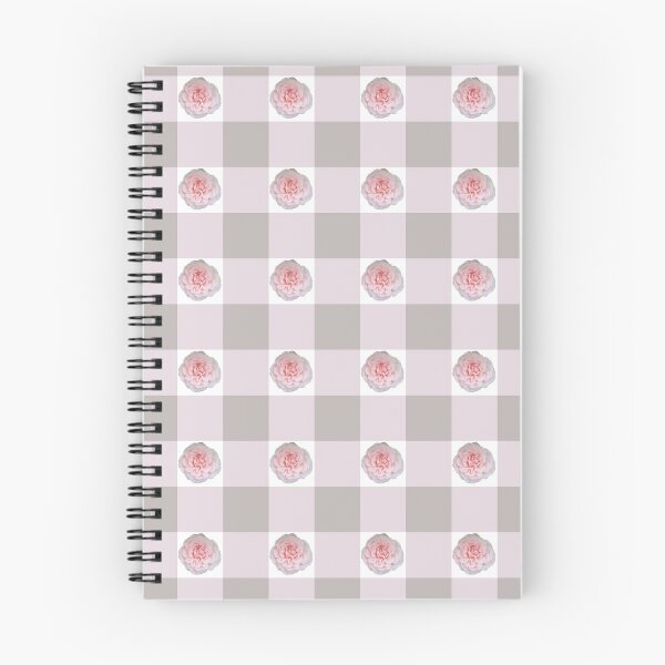 Item preview, Pink and grey checkered rose gingham pattern designed and sold by Steph-draws.