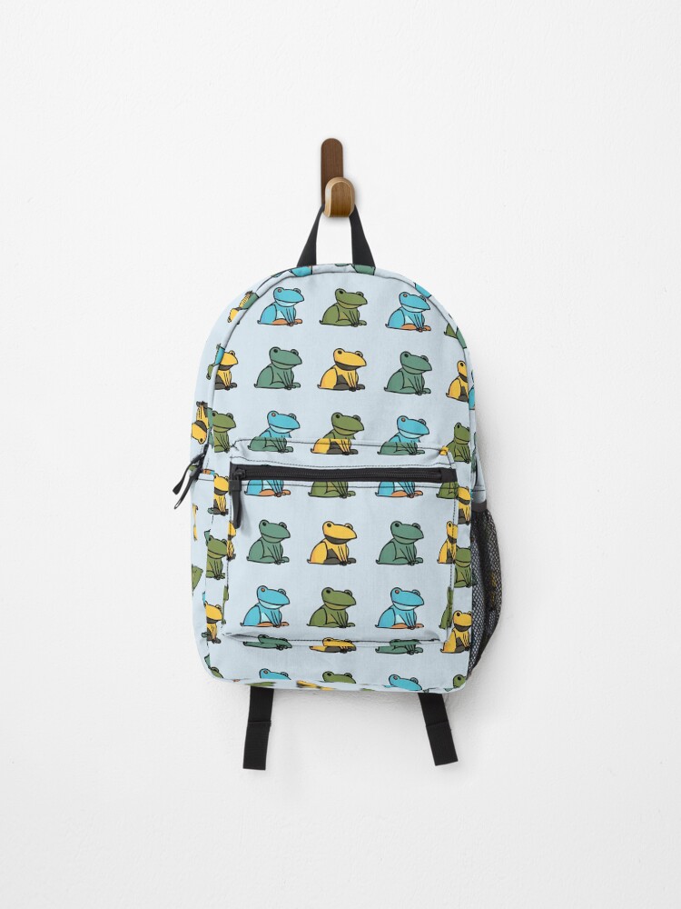 Thumbnail 1 of 3, Backpack, Frogs designed and sold by Puffette.
