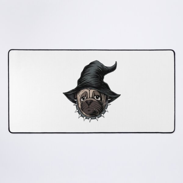 Item preview, Pug Dog in Halloween Witches hat gift for dog lovers designed and sold by BRtisticDesigns.