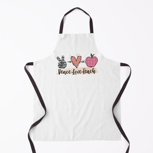 Item preview, Peace Love Teach, gift idea for teachers designed and sold by BRtisticDesigns.