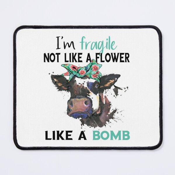 Item preview, Funny Cow gift-fragile like a bomb designed and sold by BRtisticDesigns.