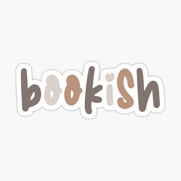 Bookish - Coffee Bean Sticker