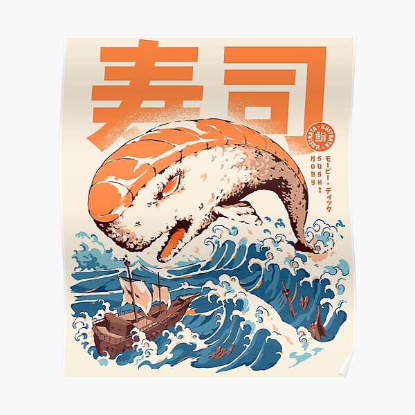Moby Sushi Poster