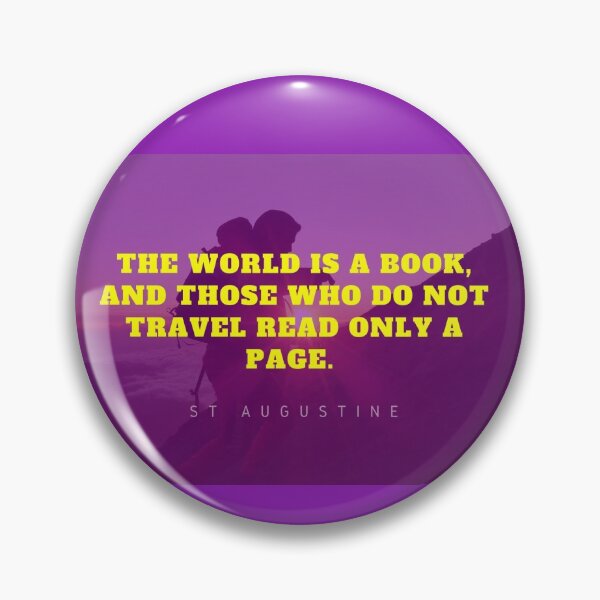 Item preview, The World is a Book- St. Augustine  designed and sold by sskurian.