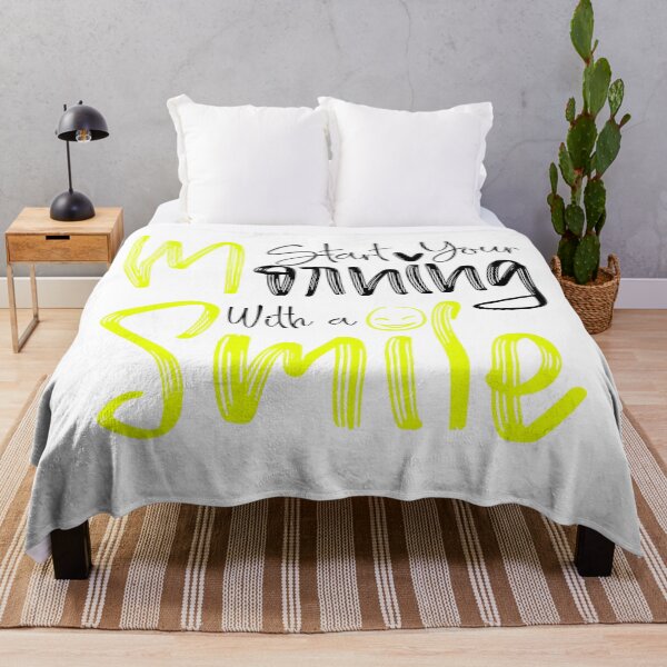 Item preview, Start Your Morning With A Smile, Black,  designed and sold by OB-Store.