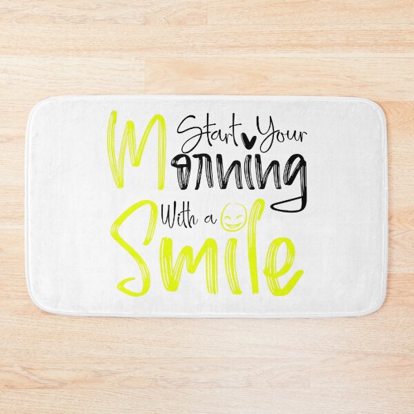 Item preview, Start Your Morning With A Smile, Black,  designed and sold by OB-Store.