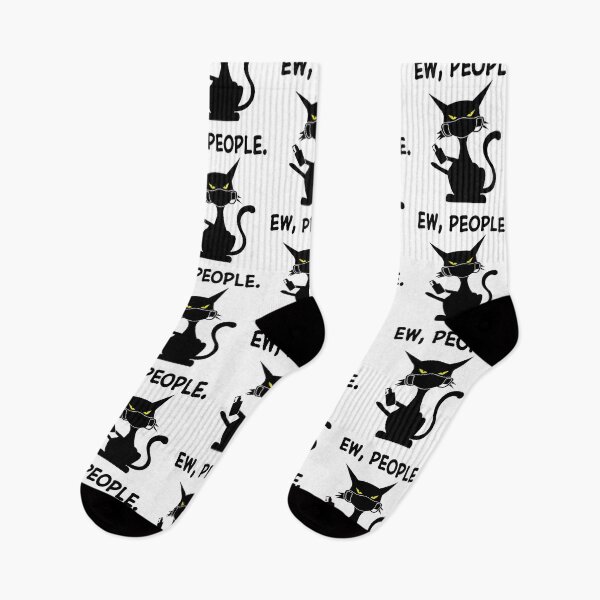 Item preview, EW, People, funny cat social distance design designed and sold by BRtisticDesigns.