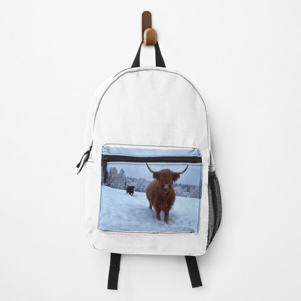 Item preview, Scottish Highland Cattle Cow in snow 2683 designed and sold by SaarelaHighland.