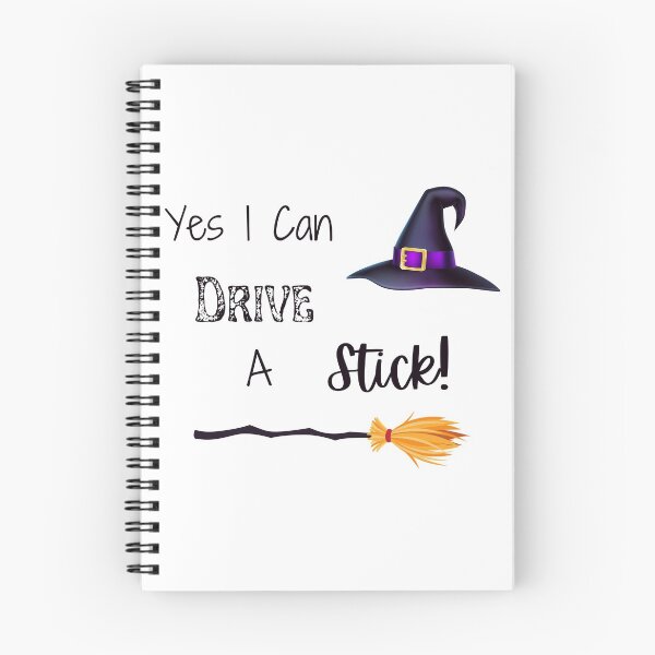 Item preview, Yes I Can Drive A Stick, Funny Witch Quote, Happy Halloween designed and sold by MamaSweetea.