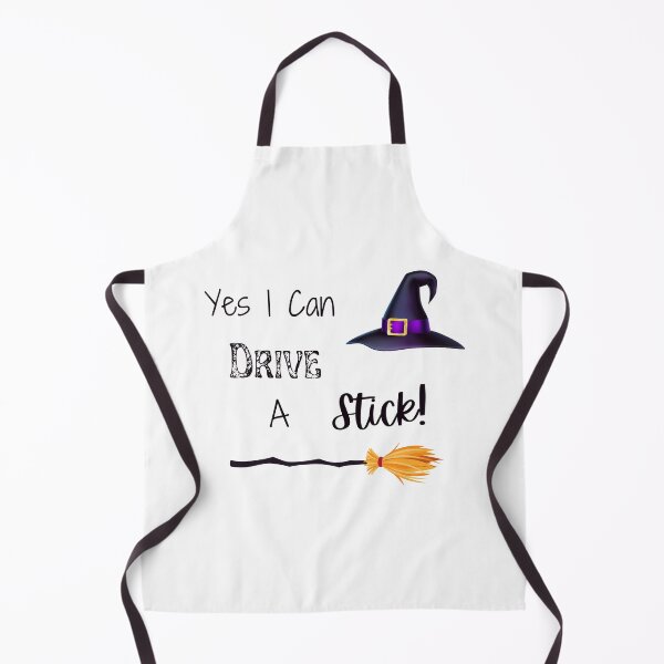 Item preview, Yes I Can Drive A Stick, Funny Witch Quote, Happy Halloween designed and sold by MamaSweetea.