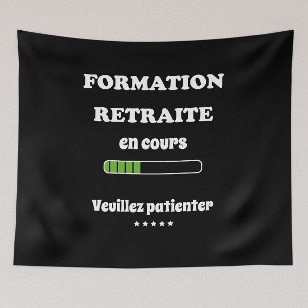 Aperçu de l'œuvre t shirt retraite homme créée et vendue par Catcrea.