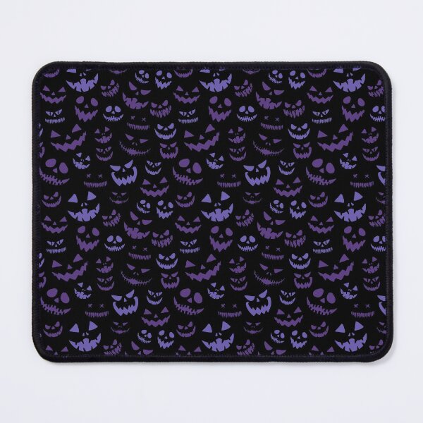 Item preview, Spirits of Pumpkin Face Pattern Scary Dark Blue Pumpkins Halloween  designed and sold by mituturi.