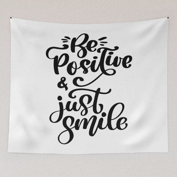 Item preview, Be Positive And Just Smile designed and sold by YOYOCollection.