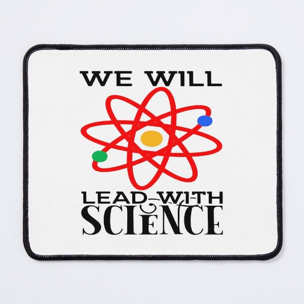 Item preview, We Will Lead With Science gift idea for teachers designed and sold by BRtisticDesigns.