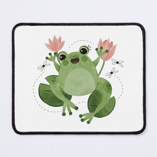 Item preview, Cute Cottagecore Aesthetic Frog  designed and sold by FreeMood.