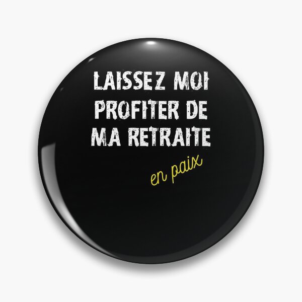 Aperçu de l'œuvre t shirt vive la retraite créée et vendue par Catcrea.