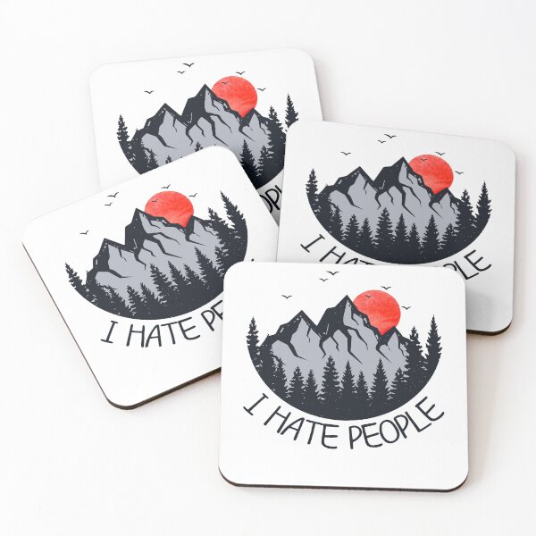 Item preview, Funny Camping - I Hate People camiseta designed and sold by SunsetGloww.