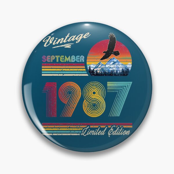Item preview, September 1987 Birthday designed and sold by GreenSplash.